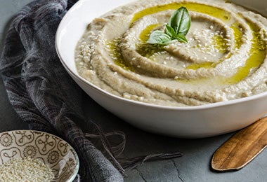 Baba ganoush, puré de berenjena de Oriente Medio 