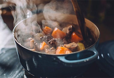 Estofado de res y verduras, receta de cocción lenta