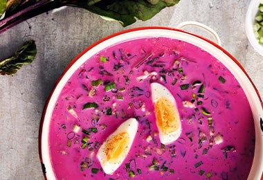 Gazpacho de betarraga, variantes gazpacho de salmón