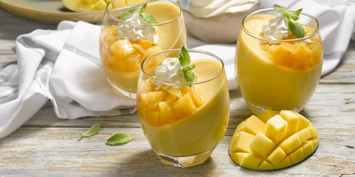 Receta de Gelatina de yogurt y mango | Recetas Nestlé