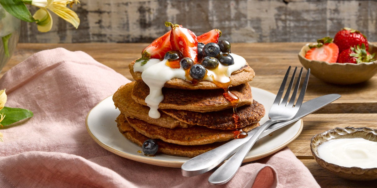 Hotcakes de cacao integrales sin huevo | Recetas Nestlé