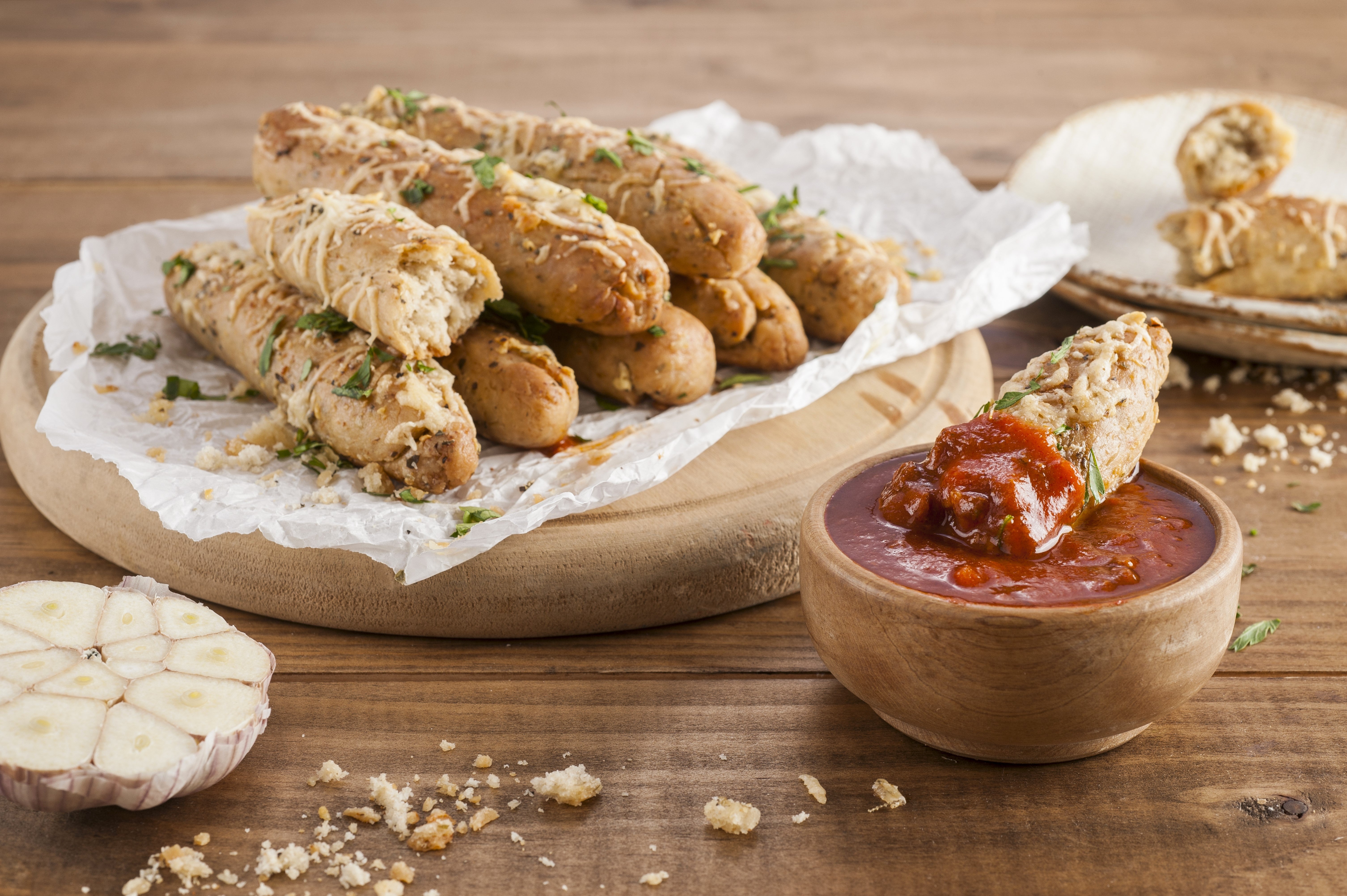 palitos de pan de ajo congelados