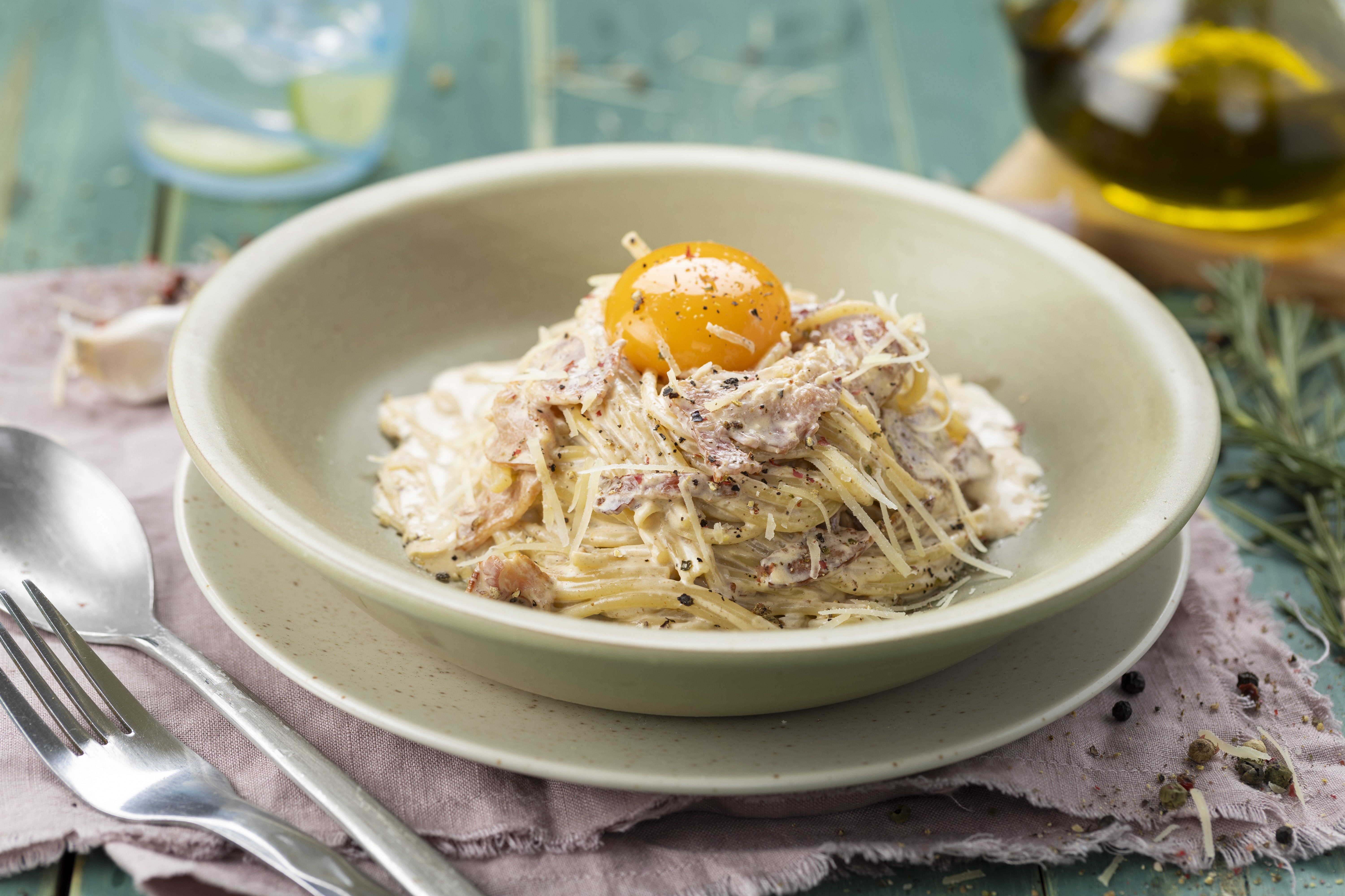 Pasta a la carbonara