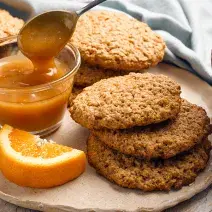 Galletas de avena y miel