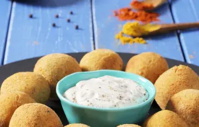 Falafel con Salsa de yoghurt al Ajo