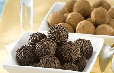 Trufas de Leche Condensada con Chocolate Amargo