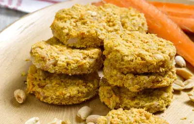 GALLETAS DE ZANAHORIA Y CURCUMA