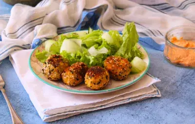 Nuggets de pollo y coliflor