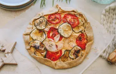 Galette de ricotta y verduras