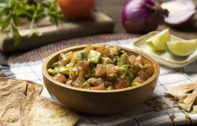 Pico de gallo con palta