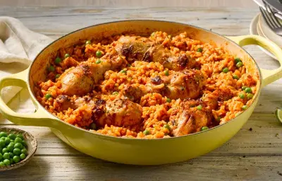 Cremoso de Arroz Atomatado con Pollo