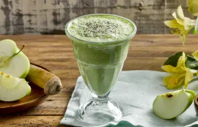 Smoothie de frutas verdes y espinaca