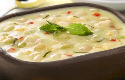 Porotos con Crema de Choclo