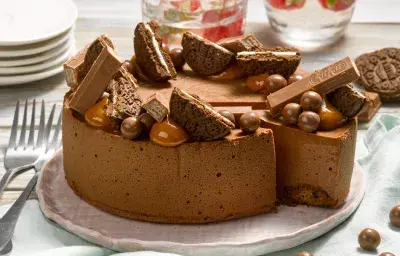 Torta mousse de chocolate