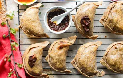 Empanadas de pino de berenjena