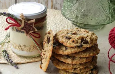 Mix de galletas en frasco para regalar