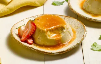 Flan keto (sin azúcar)