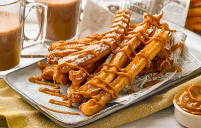 churros con manjar