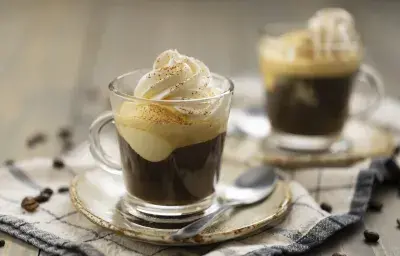 Café affogato de vainilla