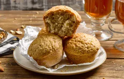 Muffins de Yoghurt y frutos secos sin lactosa