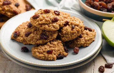 Galletas de avena con manzana