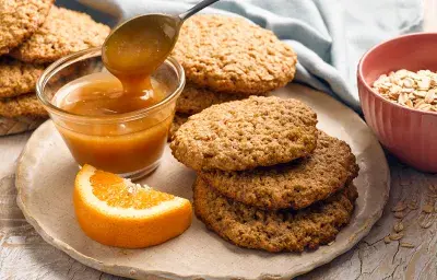 Galletas de avena y miel