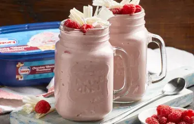 Smoothie Ice de Chocolate Blanco y Frambuesa