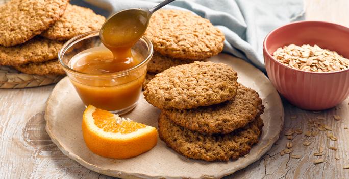 Galletas de avena y miel