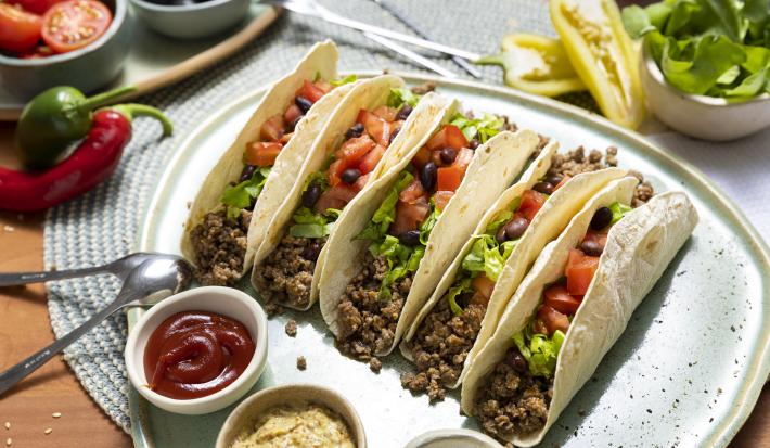 Tacos crocantes de carne