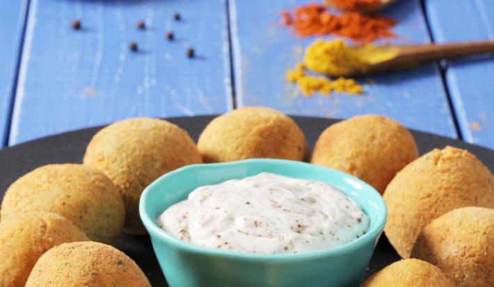 Falafel con Salsa de yoghurt al Ajo