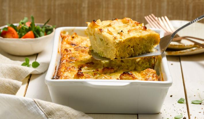 Budín de coliflor