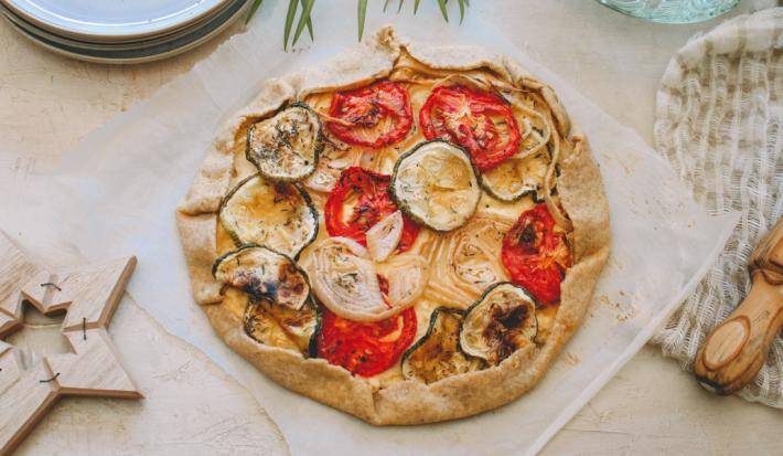 Galette de ricotta y verduras