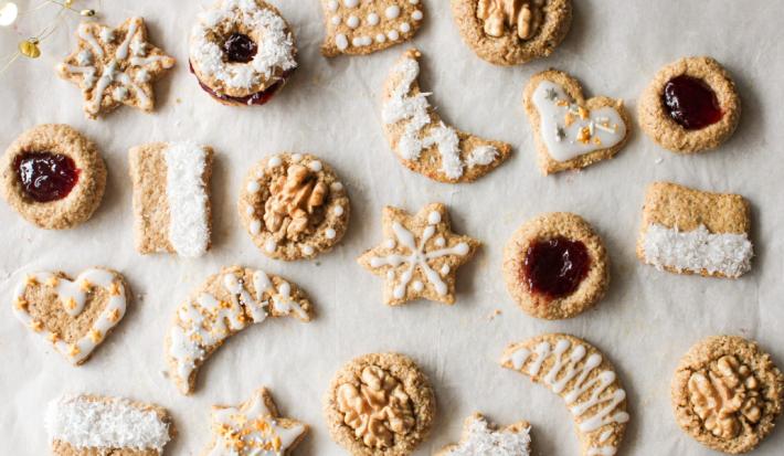 Galletas navideñas de nuez