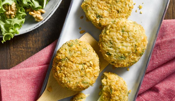 Croquetas de Arroz rellenas con Queso