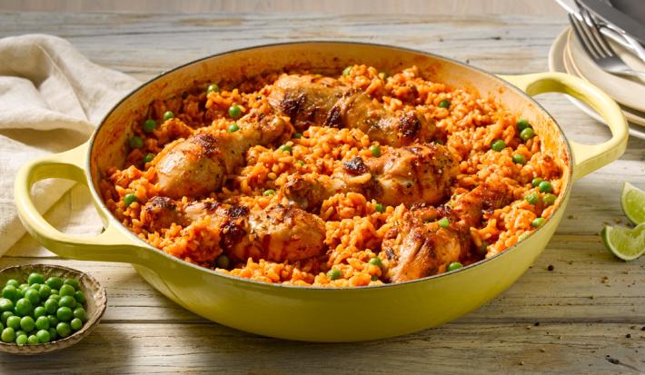 Cremoso de Arroz Atomatado con Pollo