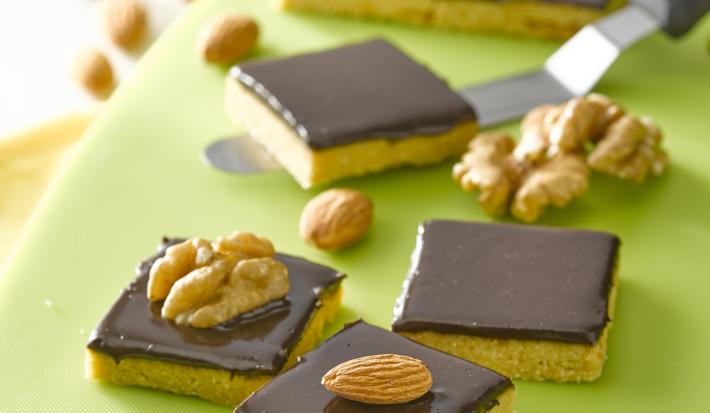 Cajitas altezas con chocolate