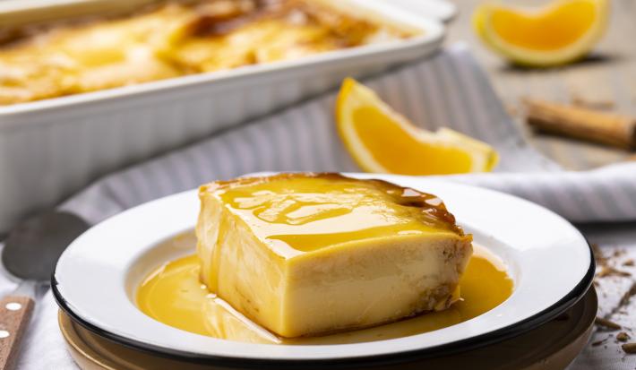 Flan de vainilla