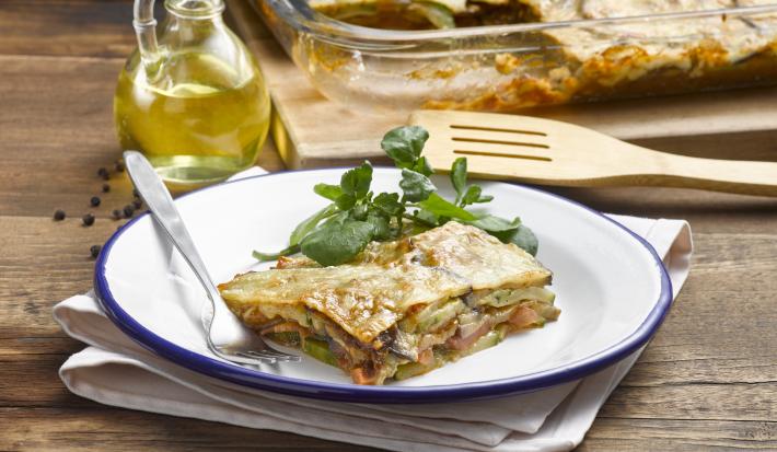 Lasaña de Verduras con Salsa de Tomate Veggie