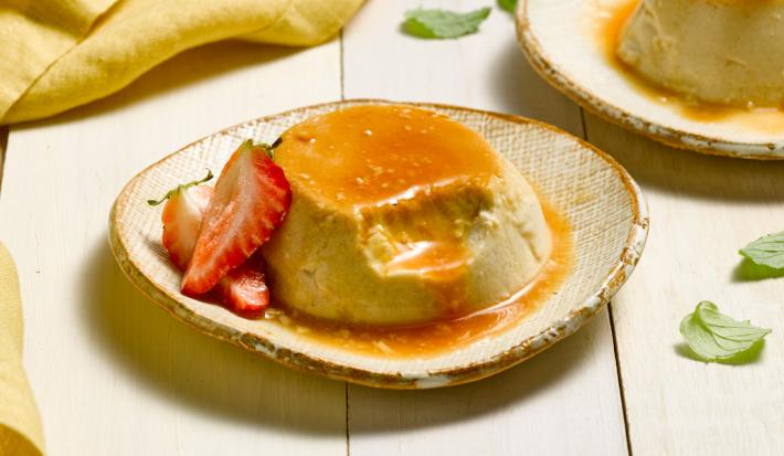 Flan keto (sin azúcar)