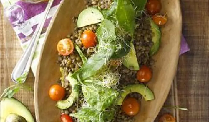 Ensalada de Lentejas y Vegetales