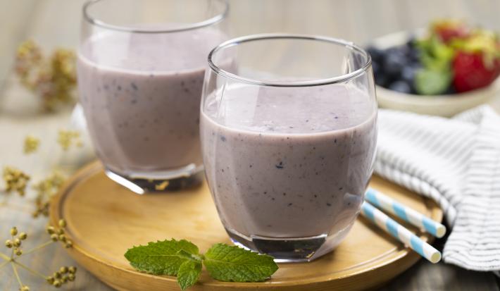 Batido de proteína y berries