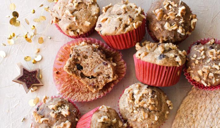 Muffins de pan de pascua