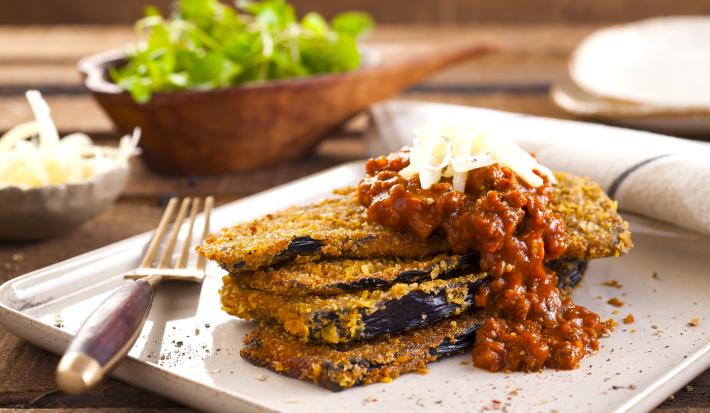 Milanesa de berenjena