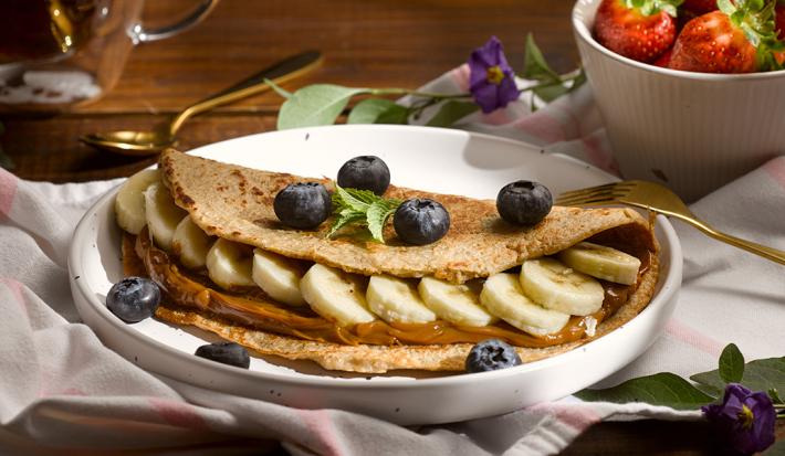 Panqueques de Avena y Plátano