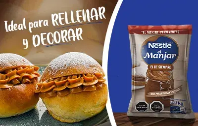 Manjar Nestlé presentación ideal para rellenar y decorar